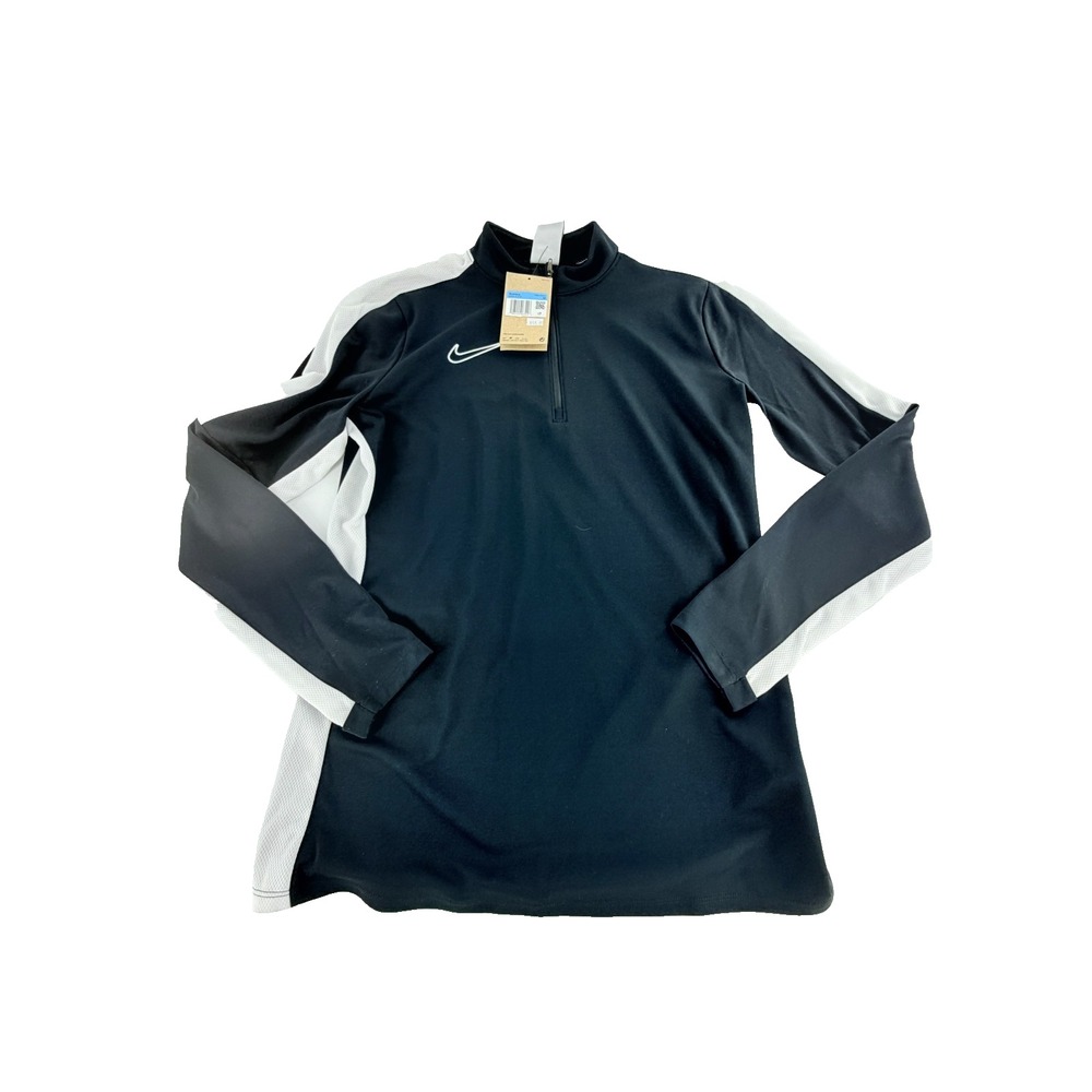 Nike Women's Size M Dri-Fit Academy Soccer Lightweight 1/4 Zip DX0513-010 NWT